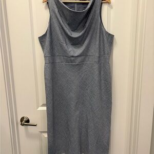 Sophisticated Gray Sleeveless Dress